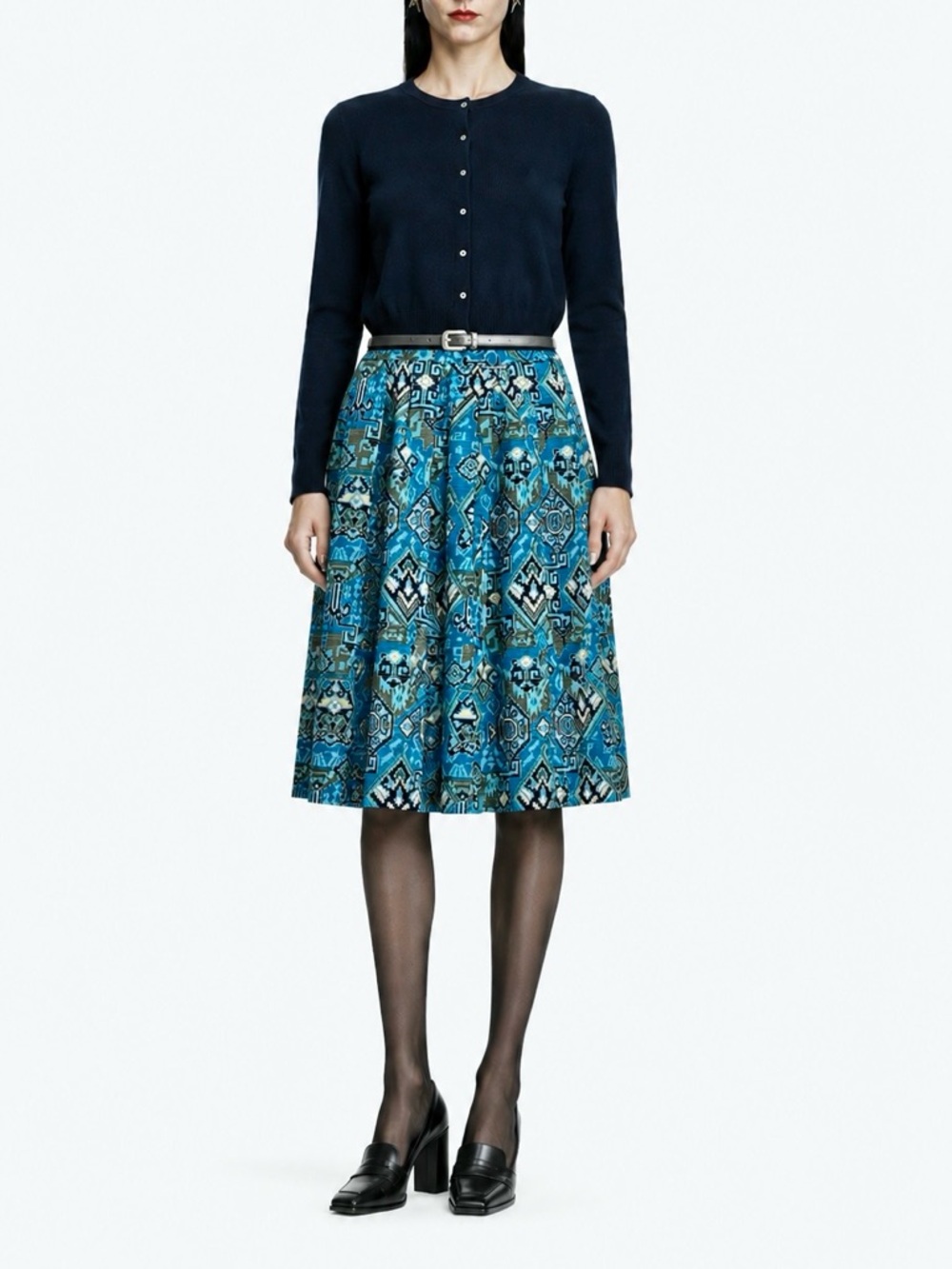 🇦🇹 GEIGER Made in Austria 100% Wool Pleated Skirt